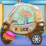 Baby Police Car Wash
